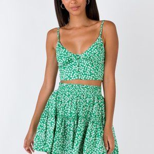 Princess Polly Green Floral Shah Set